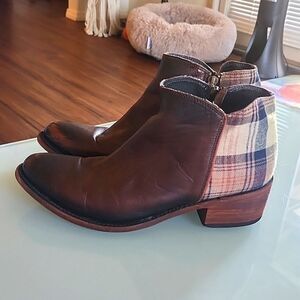 Liberty Black Sally Leather Ankle Boots